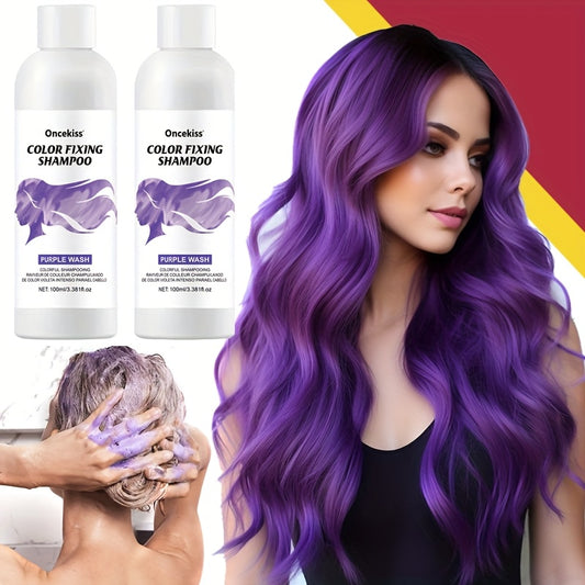 2er-Set Haarfärbe-Shampoo – Intensive Volltonfarbe, langanhaltend & pflegend, einfache Anwendung, verschiedene Nuancen, für alle Haartypen geeignet