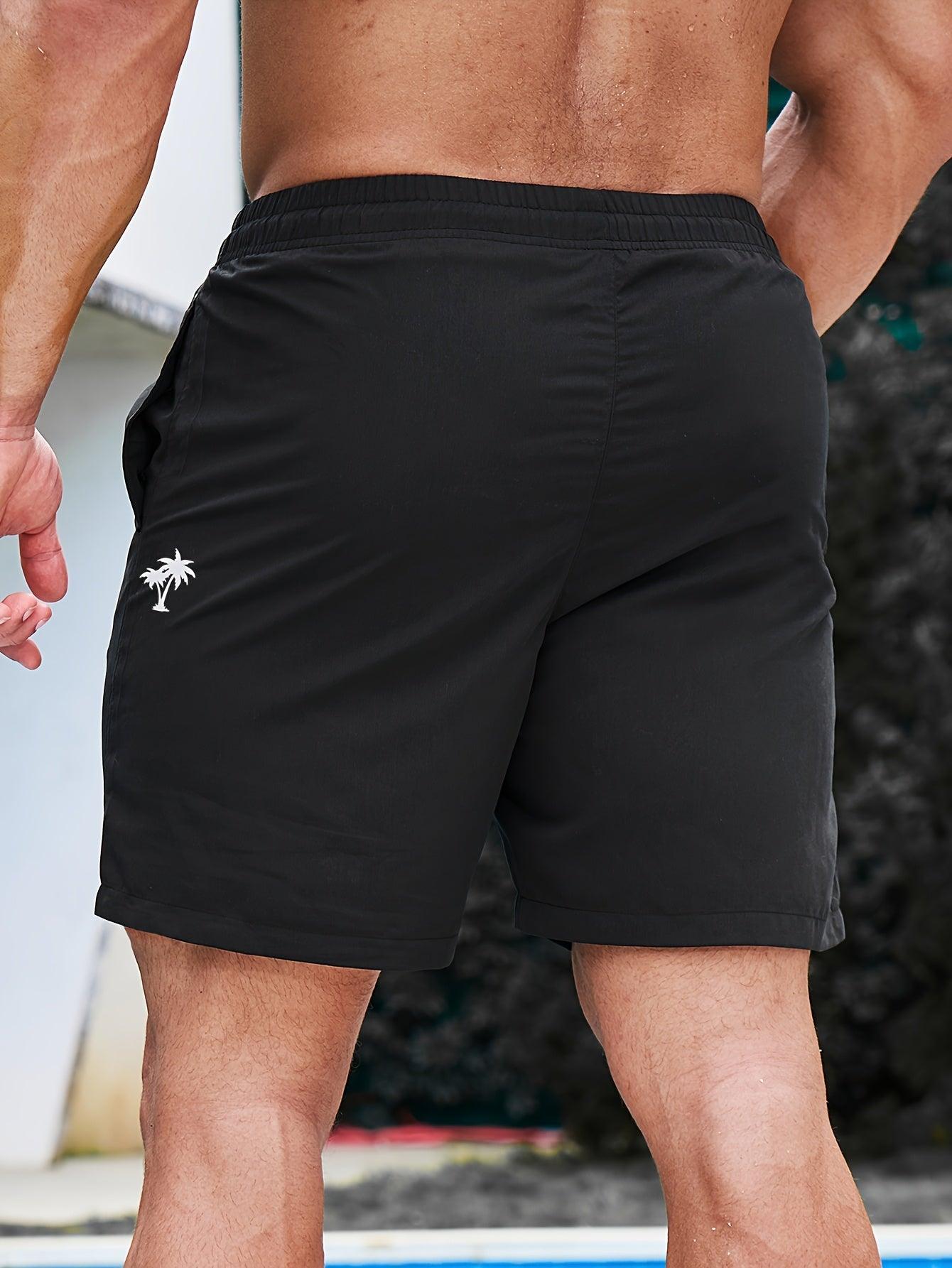 Men's Swim Shorts – Coco Beach Swim Trunks with Tropical Print