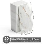 3D Wandfliesen Selbstklebend - Abziehen & Aufkleben Mosaik Wandpaneele - FUXLShop