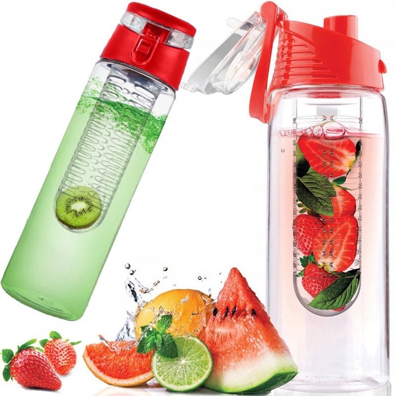 RETOO Infuser Bottle – 700 ml BPA-freie Trinkflasche mit Fruchteinsatz, Tritan, auslaufsicher, ideal für Arbeit, Schule, Reisen & Sport