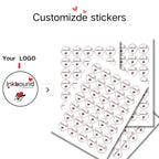 Anpassbare PVC-Sticker Set (140/210/350 Stück) – 3,5cm Hochwertige Aufkleber für Party, Geschenke & Business - FUXLShop