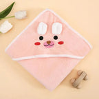 Babyhandtuch - Babyhandtuch – Kapuzenhandtuch Baby & Kinder – Tiermotiv, Coral-Fleece, 80×80 cm | FUXLShop