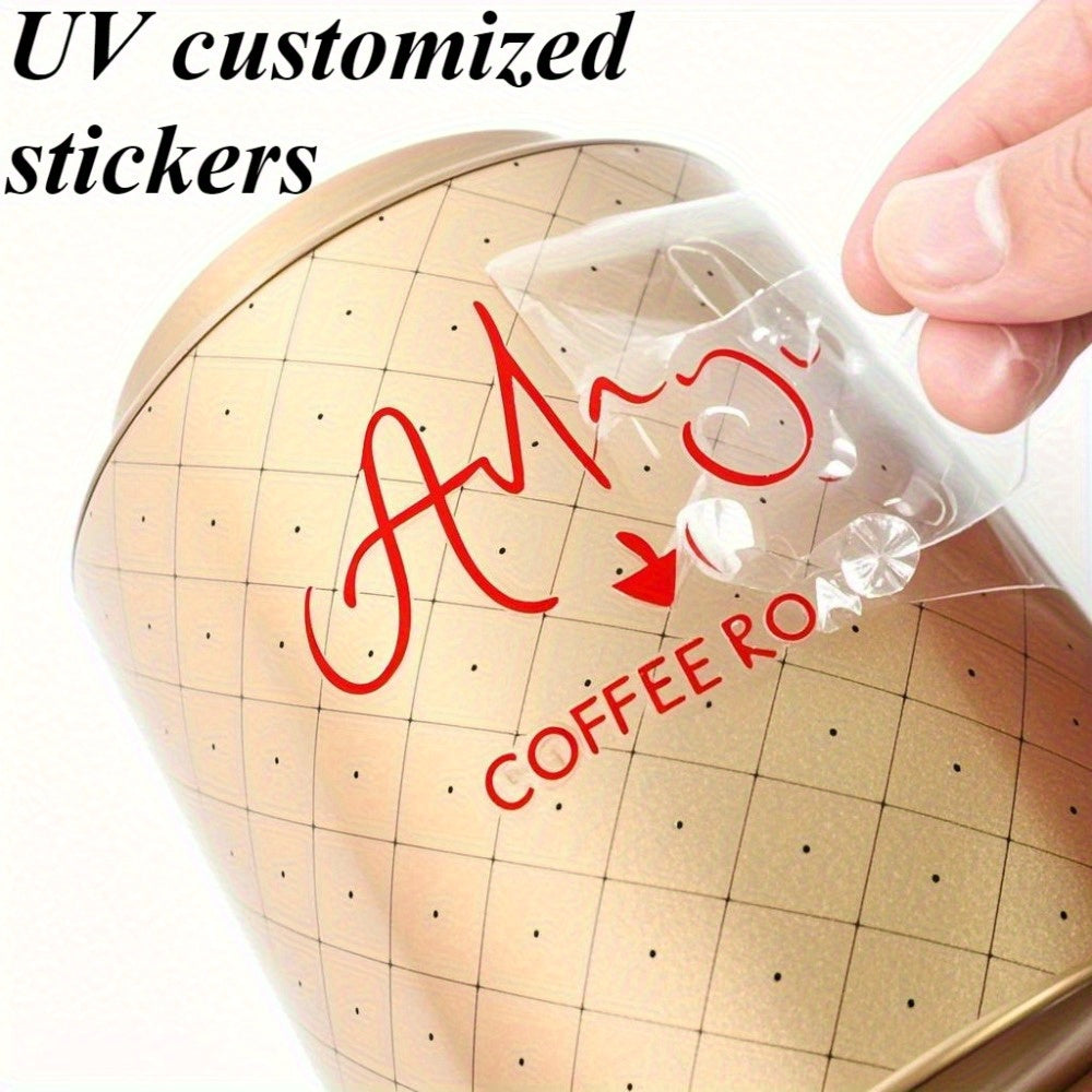 UV Transfer Sticker mit eigenem Logo | 50 & 100 Stück | FUXLShop