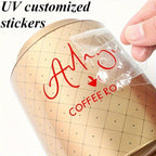 UV Transfer Sticker mit eigenem Logo | 50 & 100 Stück | FUXLShop