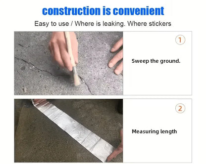 Aluminium Klebeband 10m x 5cm - Hitzebeständig & Wasserdicht - Alu-Reparaturband für Rohre Dächer & Leckagen - FUXLShop