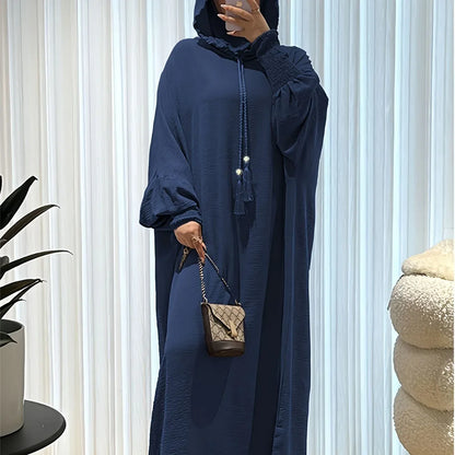Plus Size Ice-Fiber Hijab Khimar – Faltenfrei, Leicht & Locker | Kapuzen‑Kopftuch für Damen | Frühling Sommer Herbst - FUXLShop