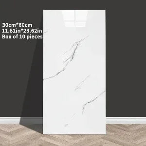 3D Wandpaneele Marmor-Optik selbstklebend 60x30 cm – Schaumstoff, für Bad, Küche & Wohnzimmer - FUXLShop
