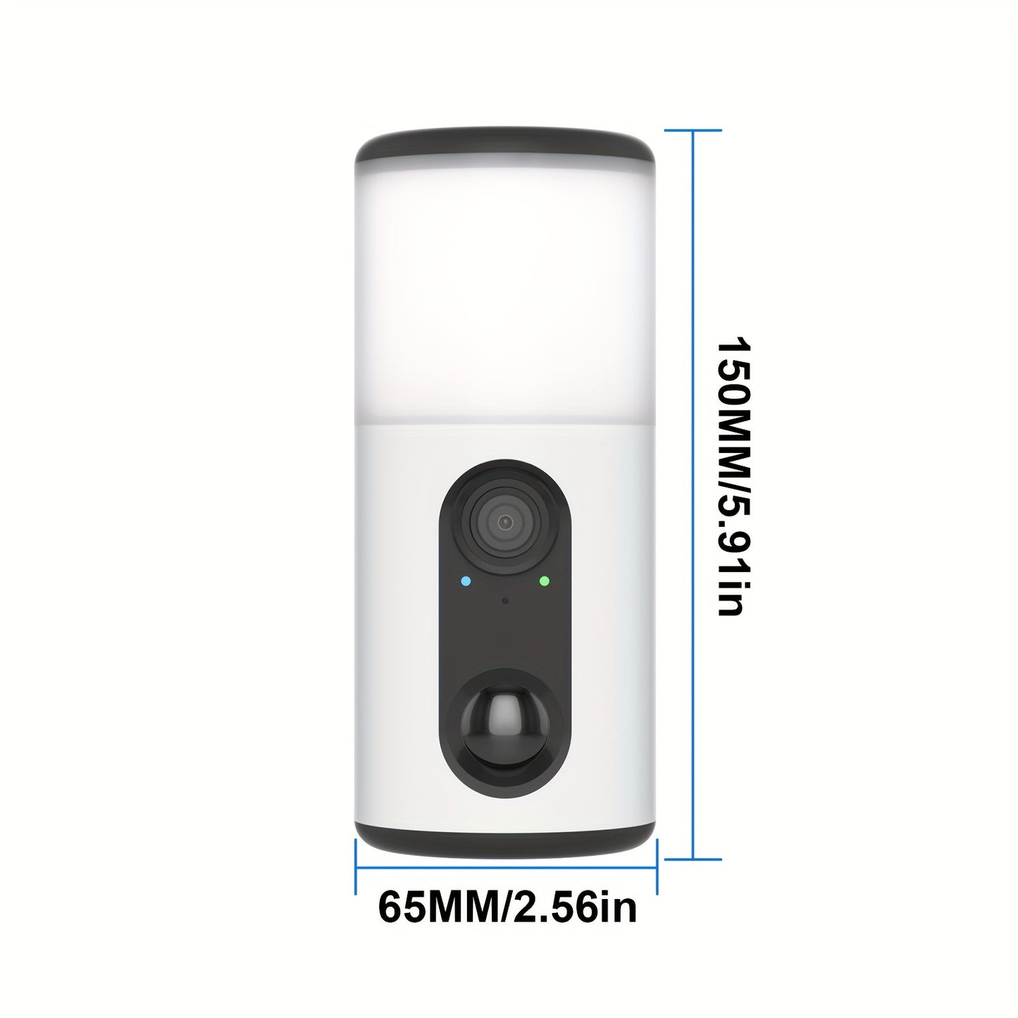 Kabellose Solar-Outdoor-Kamera mit Flutlicht, Farb-Nachtsicht, 2-Wege-Audio, Bewegungsalarm, Alexa-kompatibel, Cloud-Speicher – ANRAN WLAN-Kamera - FUXLShop