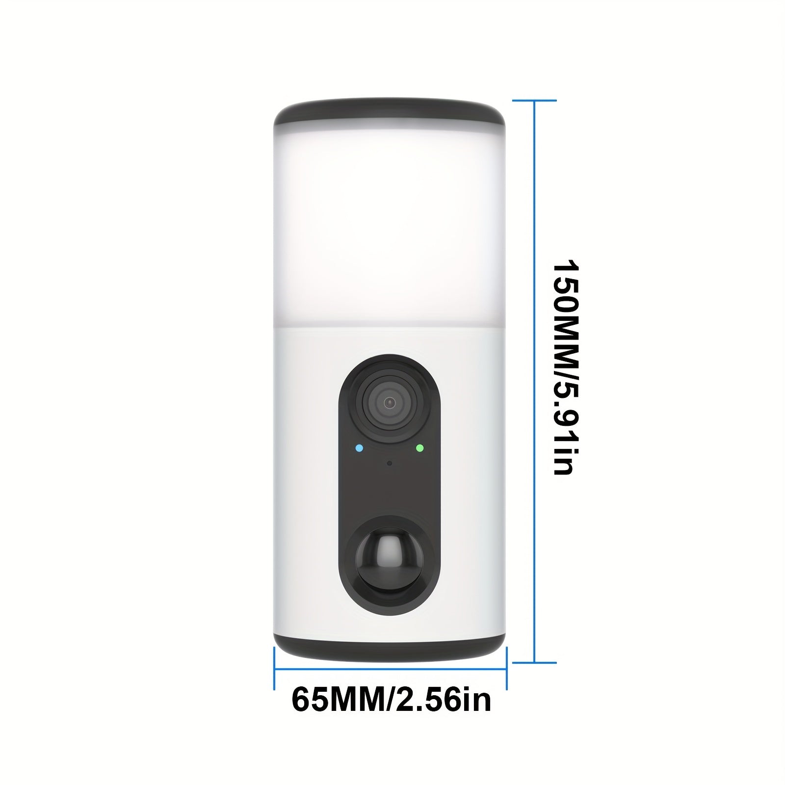 Kabellose Solar-Outdoor-Kamera mit Flutlicht, Farb-Nachtsicht, 2-Wege-Audio, Bewegungsalarm, Alexa-kompatibel, Cloud-Speicher – ANRAN WLAN-Kamera - FUXLShop