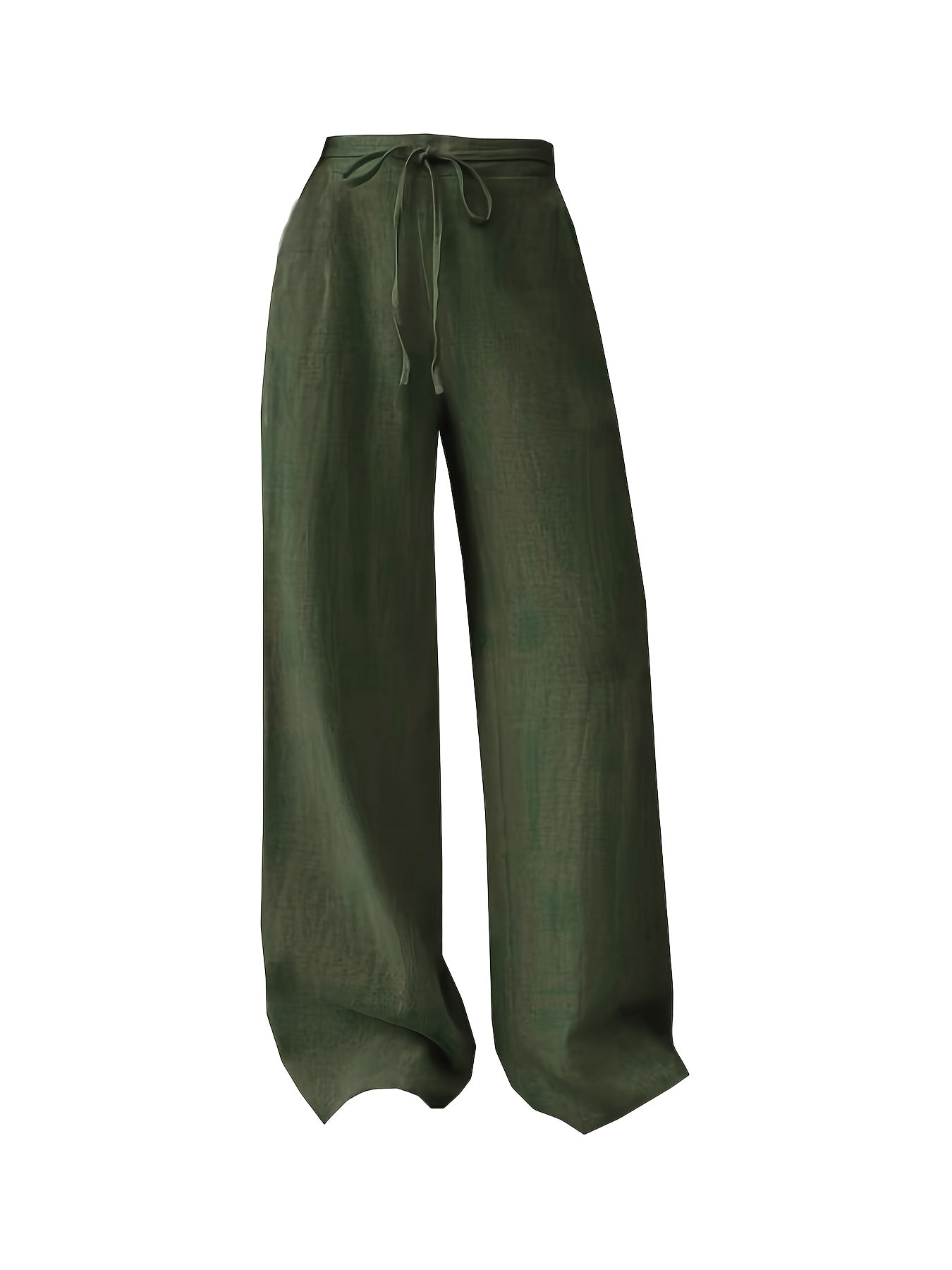 2er-Set Damen Elegante Weite Stoffhosen mit Taschen – Gerade Beinform, Einfarbig, Bequem für Frühling/Sommer/Herbst, Casual & Business Look