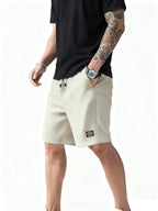Herren Waffle Shorts – Leichte Sportshorts mit Tunnelzug