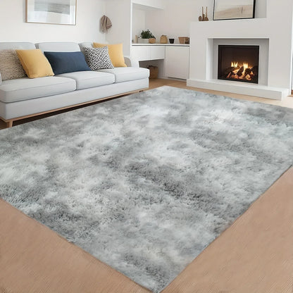 Plüsch Teppich Tie-Dye – Weiche rutschfeste Bettvorleger für Wohnzimmer & Schlafzimmer - FUXLShop