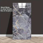 3D Wandpaneele Marmor-Optik selbstklebend 60x30 cm – Schaumstoff, für Bad, Küche & Wohnzimmer - FUXLShop