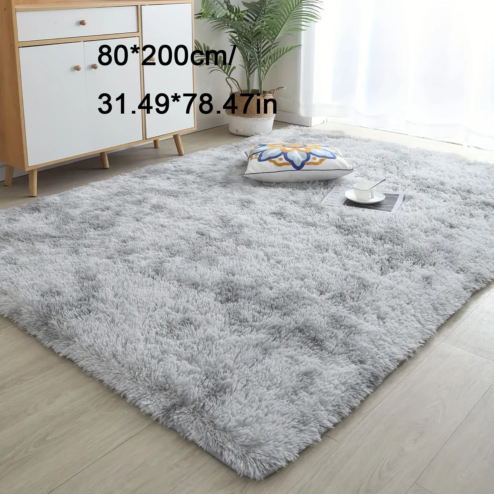 Plüsch Teppich Tie-Dye – Weiche rutschfeste Bettvorleger für Wohnzimmer & Schlafzimmer - FUXLShop