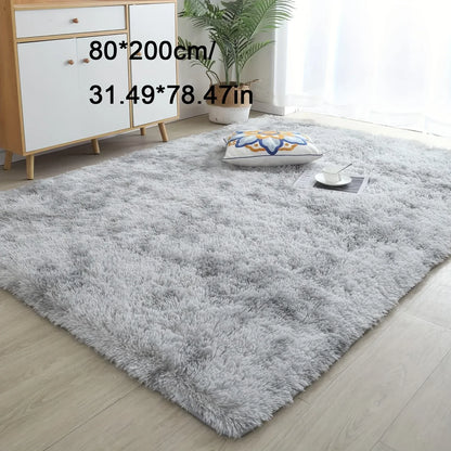 Plüsch Teppich Tie-Dye – Weiche rutschfeste Bettvorleger für Wohnzimmer & Schlafzimmer - FUXLShop