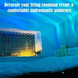 16-Farben LED Polarlicht Projektor – USB Nachtlicht mit Fernbedienung, dimmbar & rotierend – Ambient-Beleuchtung für Zuhause, Party & Geschenkideen - FUXLShop