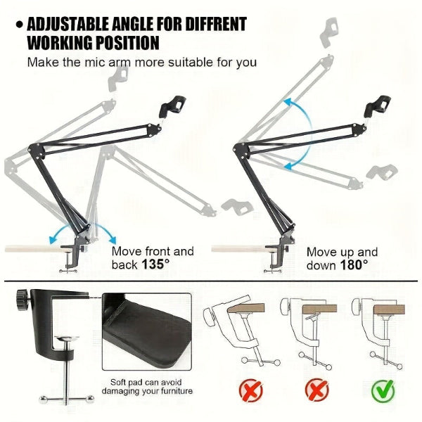 All-in-One Streaming Audio Kit mit BM800 Mikrofon, V8S Mixer & Zubehör – Metallgehäuse, USB, Geräuschunterdrückung, Soundeffekte, Dual-Device, ideal für Podcast & YouTube - FUXLShop