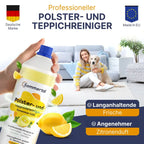 Weiße flasche mit blauem deckel und zitronenetikett sommertal polster- und teppichreiniger konzentrat 1l online bestellen