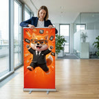 Pop-up Banner Stand | Starry Sky Gold & Black | FUXLShop