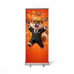 Pop-up Banner Stand | Starry Sky Gold & Black | FUXLShop