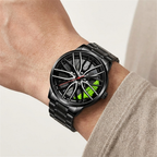 Herren Quarzuhr mit Edelstahlband – Modische Sportuhr 40mm Zifferblatt – FUXLShop