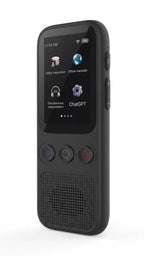 Schwarzer sprachübersetzer s80 mit touchscreen, 3 tasten, übersetzt 138 sprachen online und offline zur sprachbarrieren überwinden