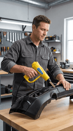 160W Plastic Welder – Car Bumper Repair Kit with 800 Clips & Staples