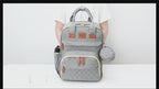 Wickeltasche Rucksack 3-in-1 mit Baby Reisebett – Denim