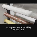 Holzoptik Treppenaufkleber – PVC, selbstklebend, rutschfest & wasserfest