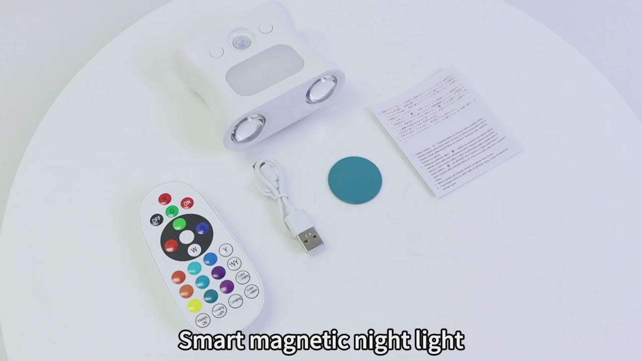 Silberne rgb led wandleuchte mit bewegungssensor und usb akku mit warmem licht günstig online bestellen geschenkideen