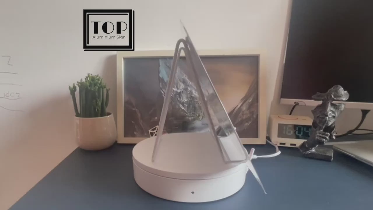 Personalisiertes 2D-Wandschild aus Aluminium – Rostfrei, Individuell Bedruckt, 20x30 cm