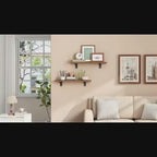 Schwebendes Wandregal 4er-Set – Badezimmer, Küche & Wohnzimmer