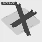 Schuhregal freistehend 6 oder 9 Etagen – schmal, platzsparend, Kunststoff, für Flur & Garderobe