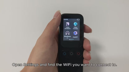 Sprachübersetzer S80 – 138 Sprachen, WiFi & Offline, Fotoübersetzung, Touchscreen