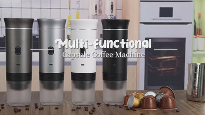 Tragbare drahtlose Espressomaschine für Auto, Zuhause & Camping – 3-in-1 Kaffeemaschine – hochwertig verarbeitet für tägliche Anwendung