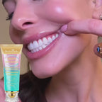 Whitening toothpaste with nicotinamide & hydroxyapatite, fruit flavor, stain removal