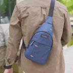 Wasserdichte Bauchtasche für Herren – Großes Fassungsvermögen & verstellbarer Gurt | Ideal für Outdoor, Reisen, Laufen, Wandern & Radfahren